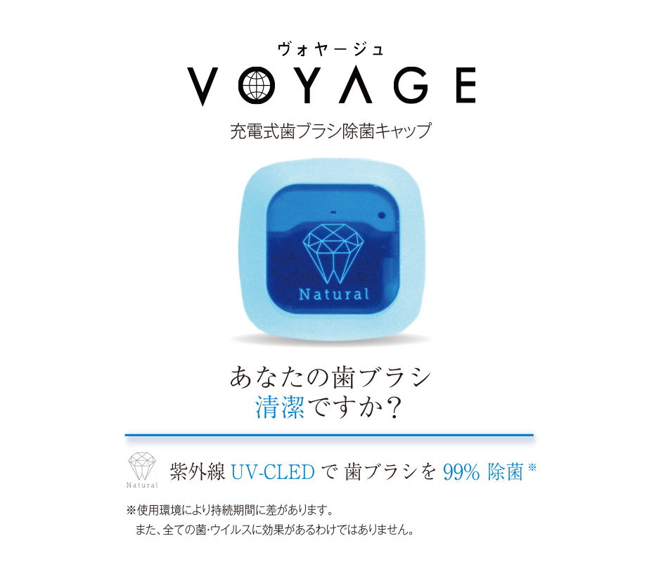 VOYAGE 充電式⻭ブラシ除菌キャップ